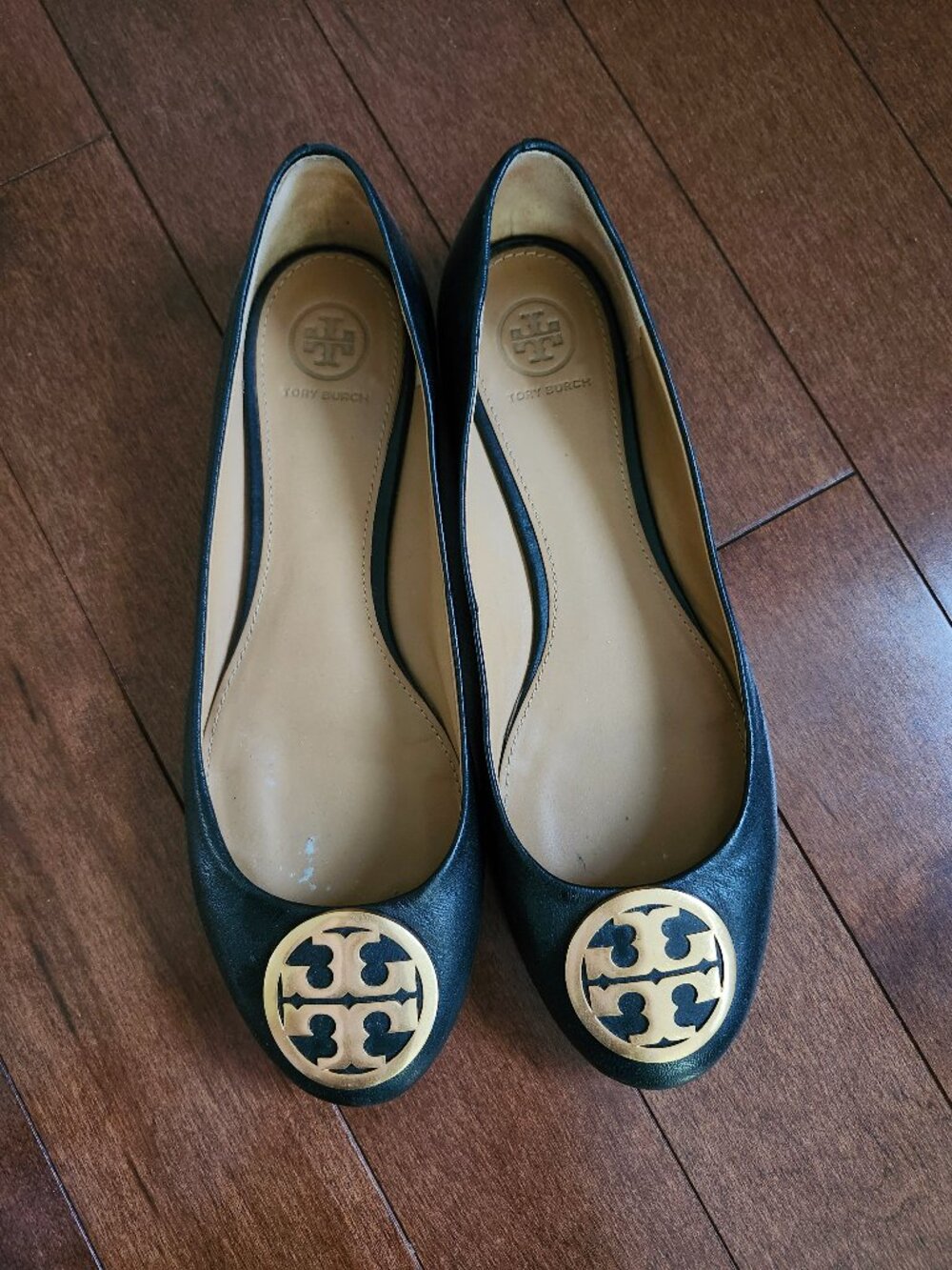 Tory Burch women's black flats in size 9